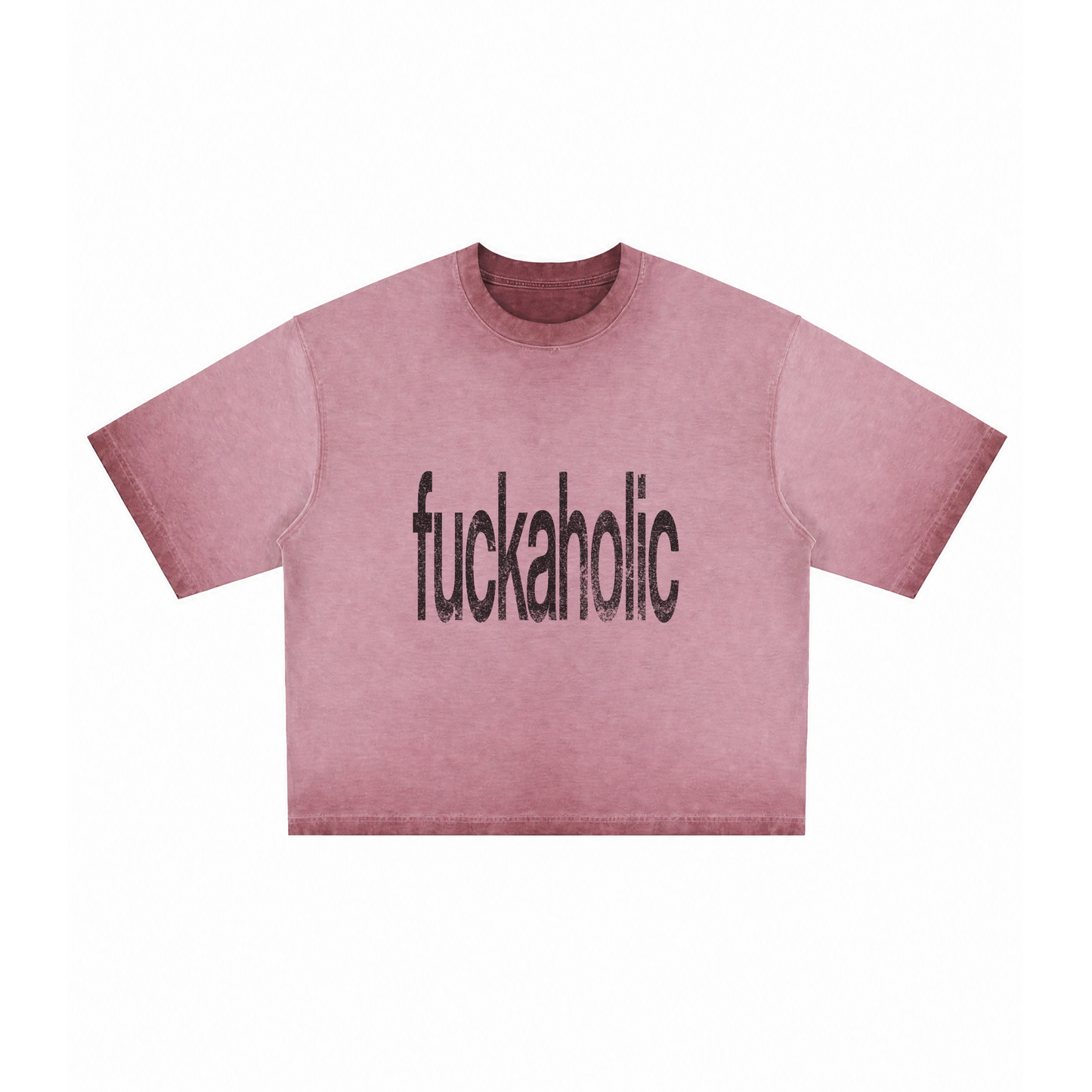 Fuckaholic Reverse Dyed Boxy T-Shirt